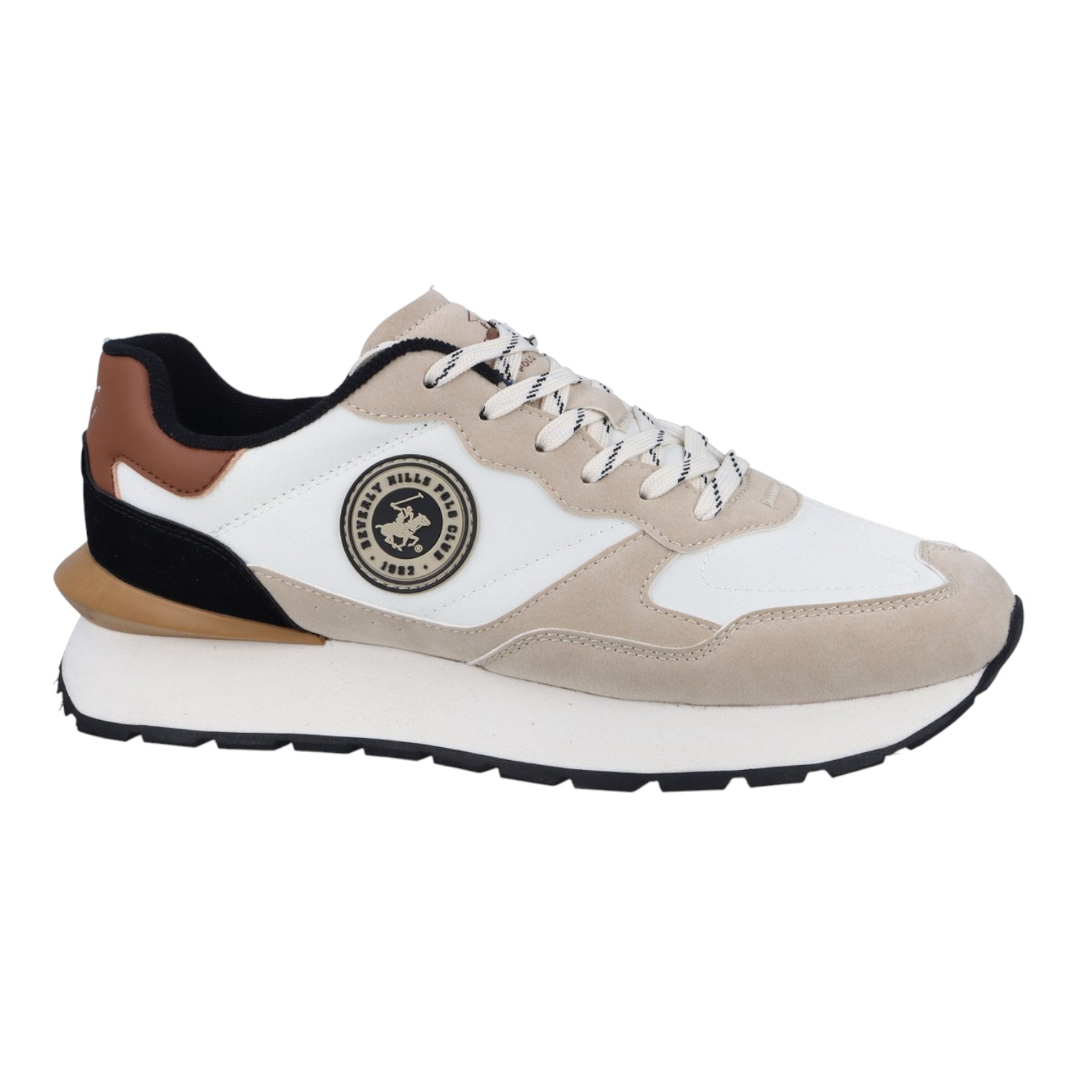 ZAPATILLAS HOMBRE BEVERLY HILLS POLO CLUB BEIGE INTENSE-BG-M6-A - 1