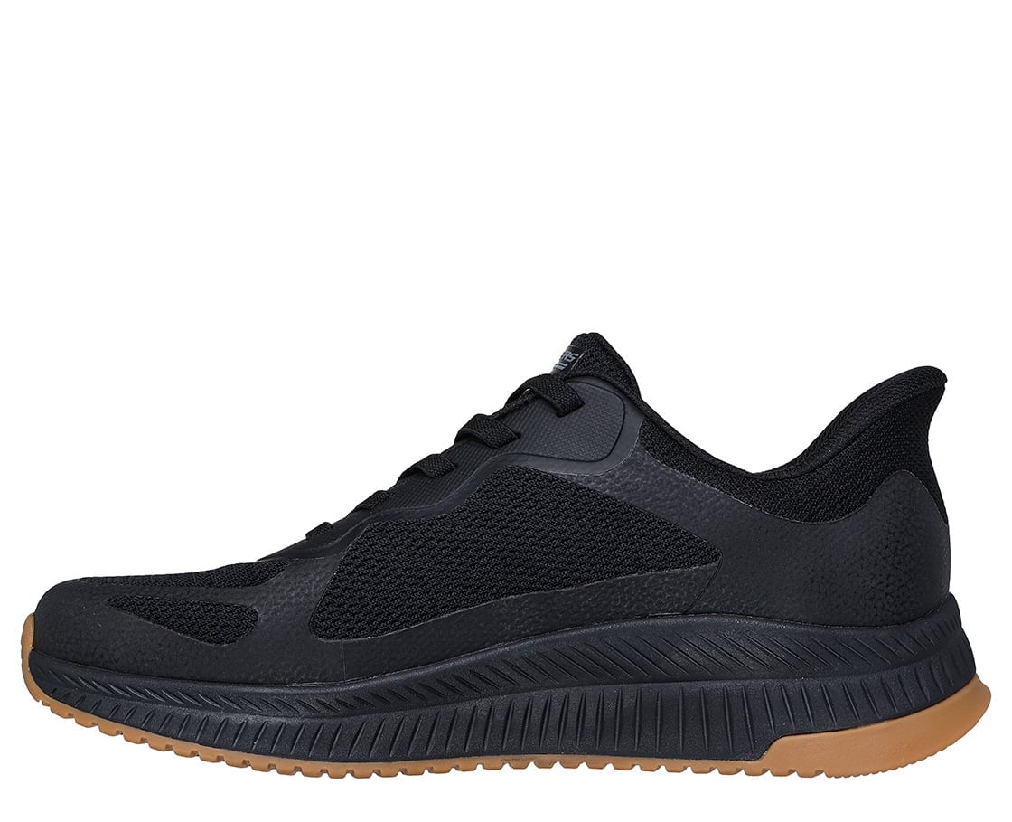 ZAPATILLAS HOMBRE SKECHERS URBANAS NEGRO BOBS SQUAD 4 - 3