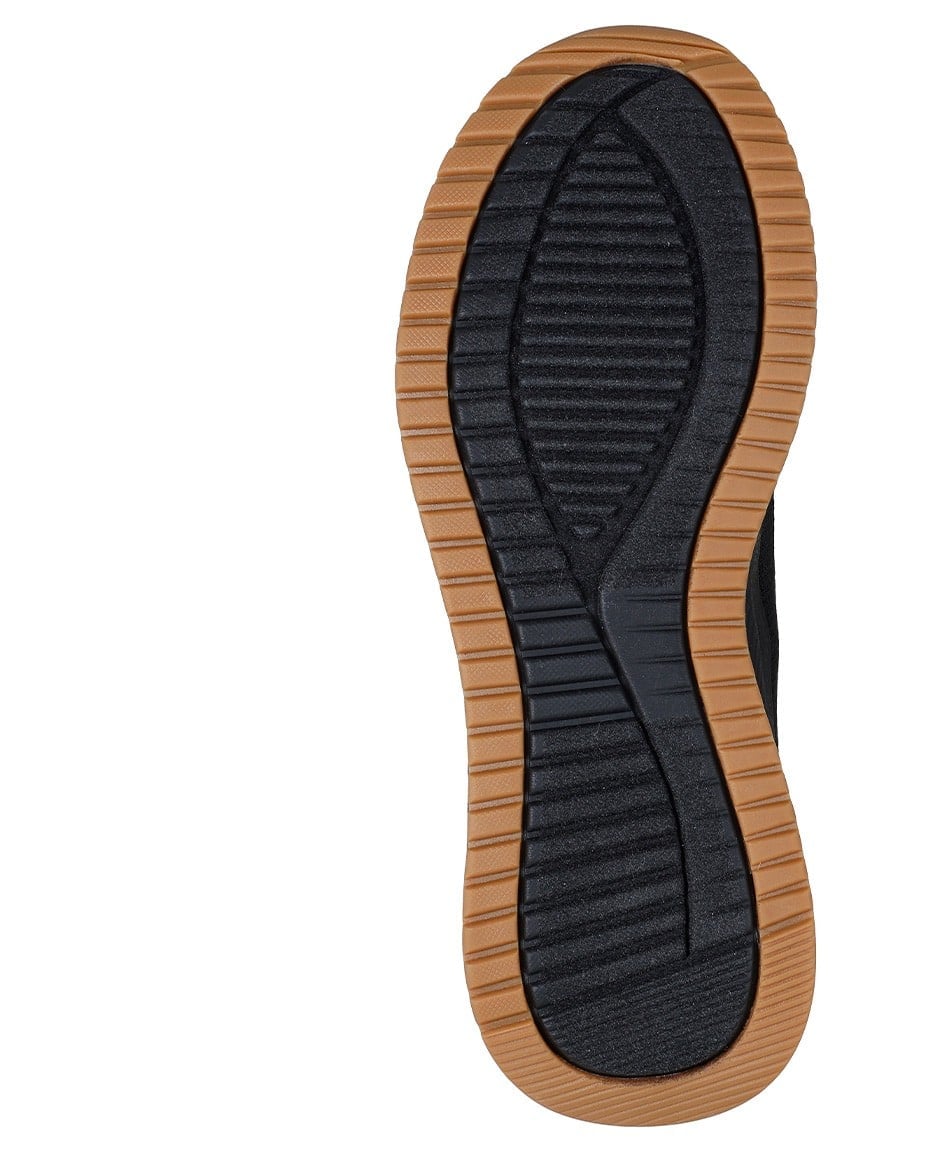 ZAPATILLAS HOMBRE SKECHERS URBANAS NEGRO BOBS SQUAD 4 - 5