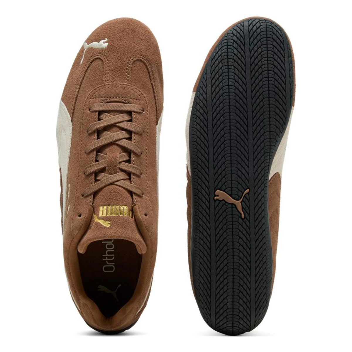 ZAPATILLAS HOMBRE PUMA URBANAS MARRÓN SPEEDCAT OG CUERO - 5