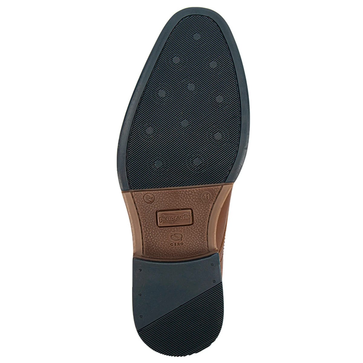 ZAPATOS CASUALES DE CUERO HOMBRE PIERRE CARDIN COGNAC - 4