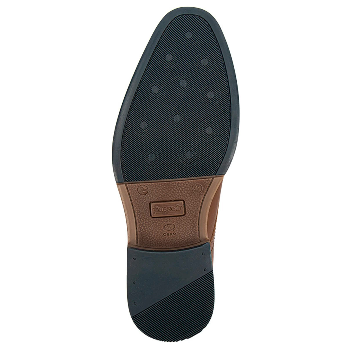 ZAPATOS CASUALES DE CUERO HOMBRE PIERRE CARDIN COGNAC - 4