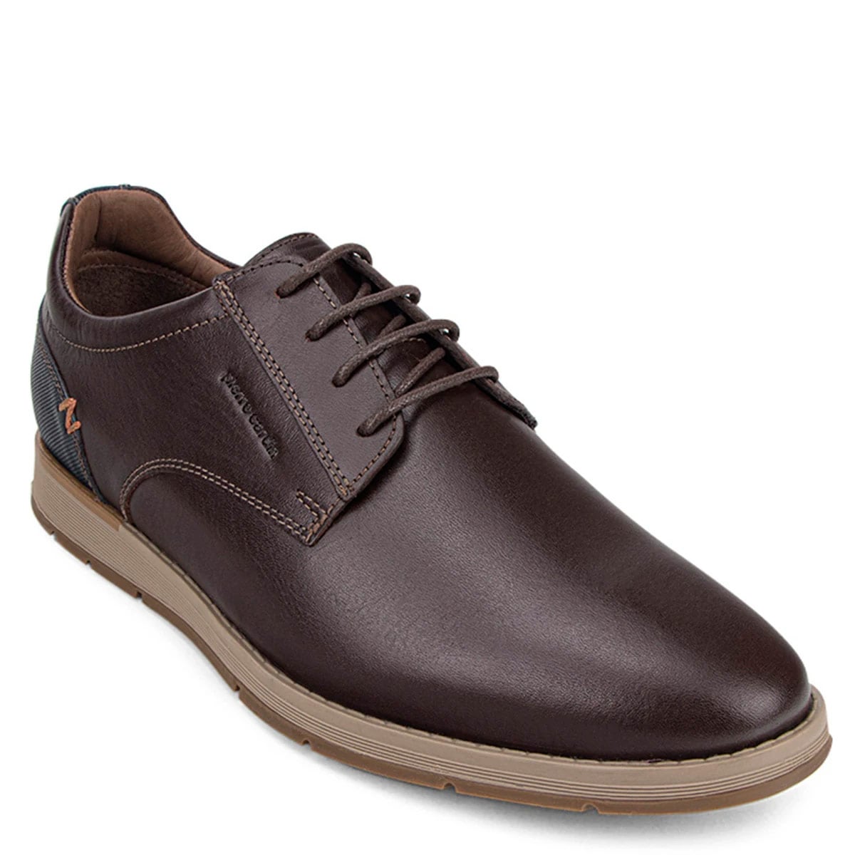 ZAPATOS CASUALES DE CUERO HOMBRE PIERRE CARDIN MARRÓN - 2