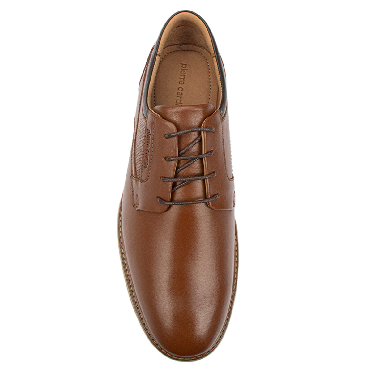 ZAPATOS CASUALES DE CUERO HOMBRE PIERRE CARDIN COGNAC - 3