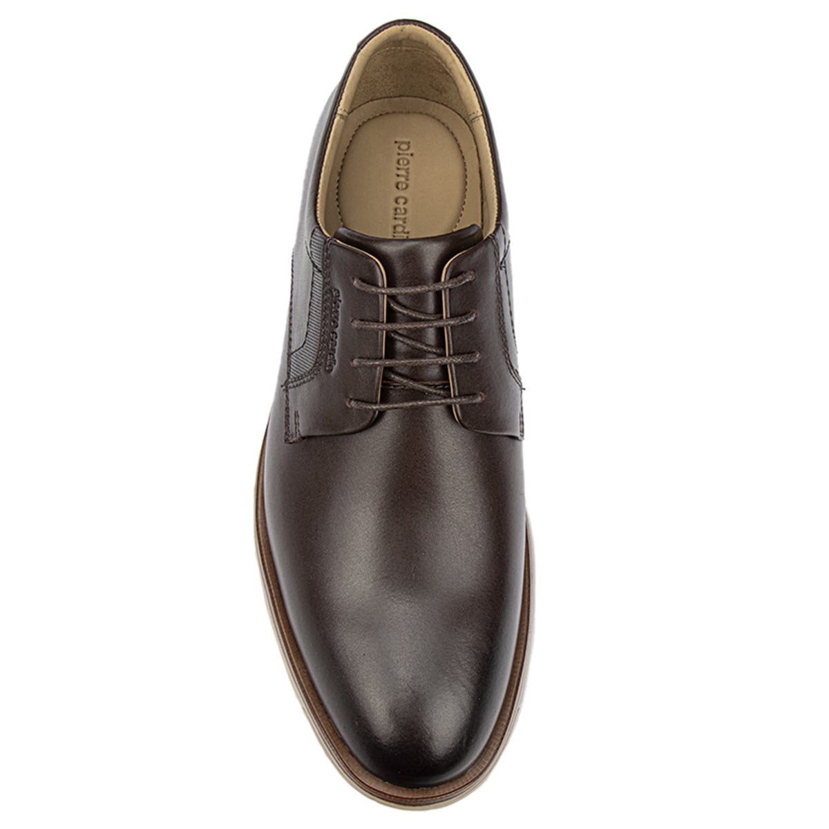 ZAPATOS CASUALES HOMBRE PIERRE CARDIN MARRÓN CN4002 CUERO - 3