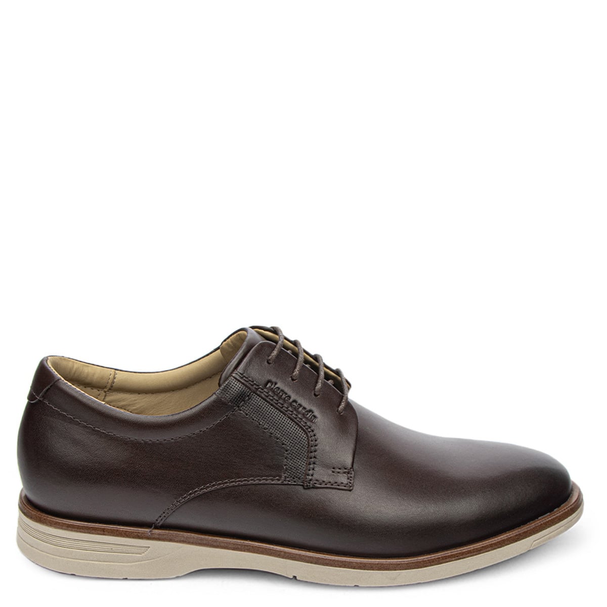 ZAPATOS CASUALES HOMBRE PIERRE CARDIN MARRÓN CN4002 CUERO - 2
