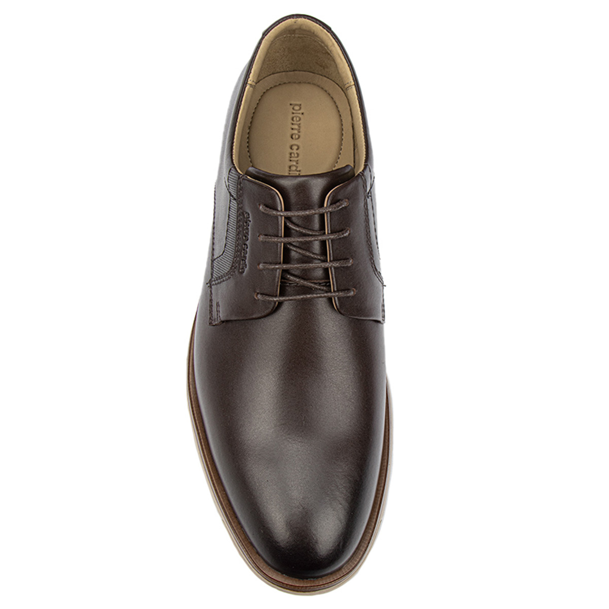 ZAPATOS CASUALES HOMBRE PIERRE CARDIN MARRÓN CN4002 CUERO - 3