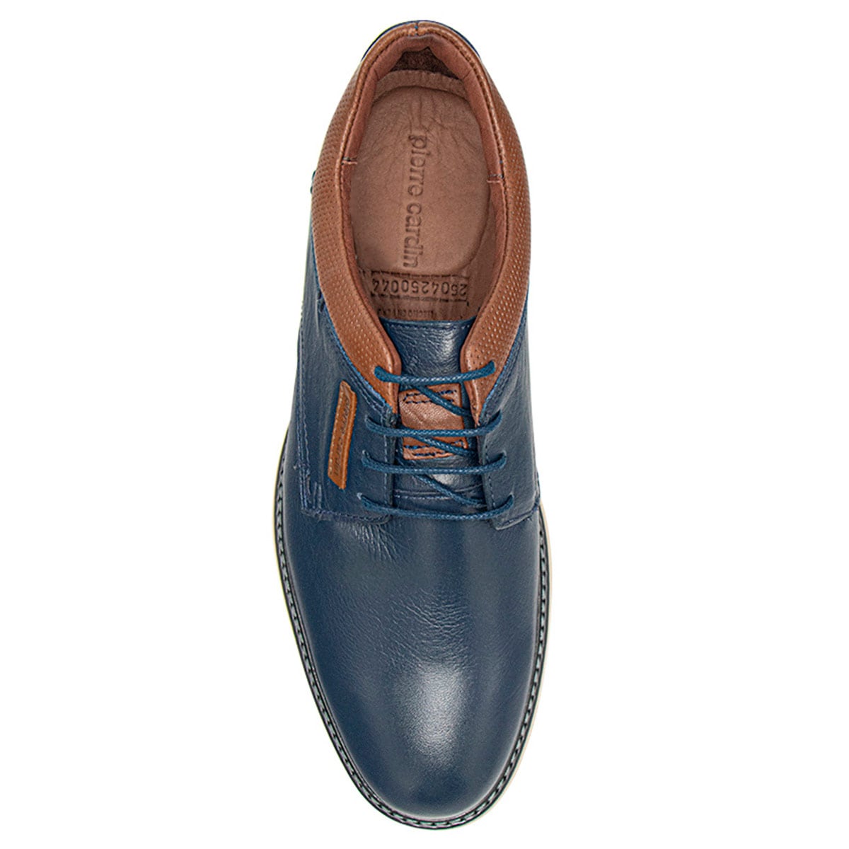 ZAPATOS CASUALES DE CUERO HOMBRE PIERRE CARDIN AZUL - 3