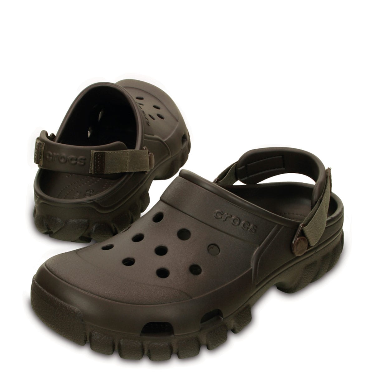 ZUECOS HOMBRE CROCS MARRÓN OFFROAD SPORT CLOG - 2
