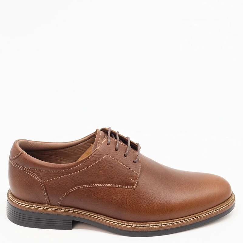 ZAPATOS DE VESTIR HOMBRE DAUSS MARRÓN 2702Z CUERO - 1
