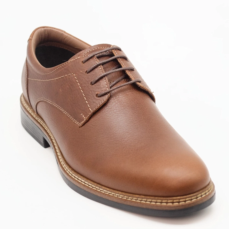 ZAPATOS DE VESTIR HOMBRE DAUSS MARRÓN 2702Z CUERO - 3