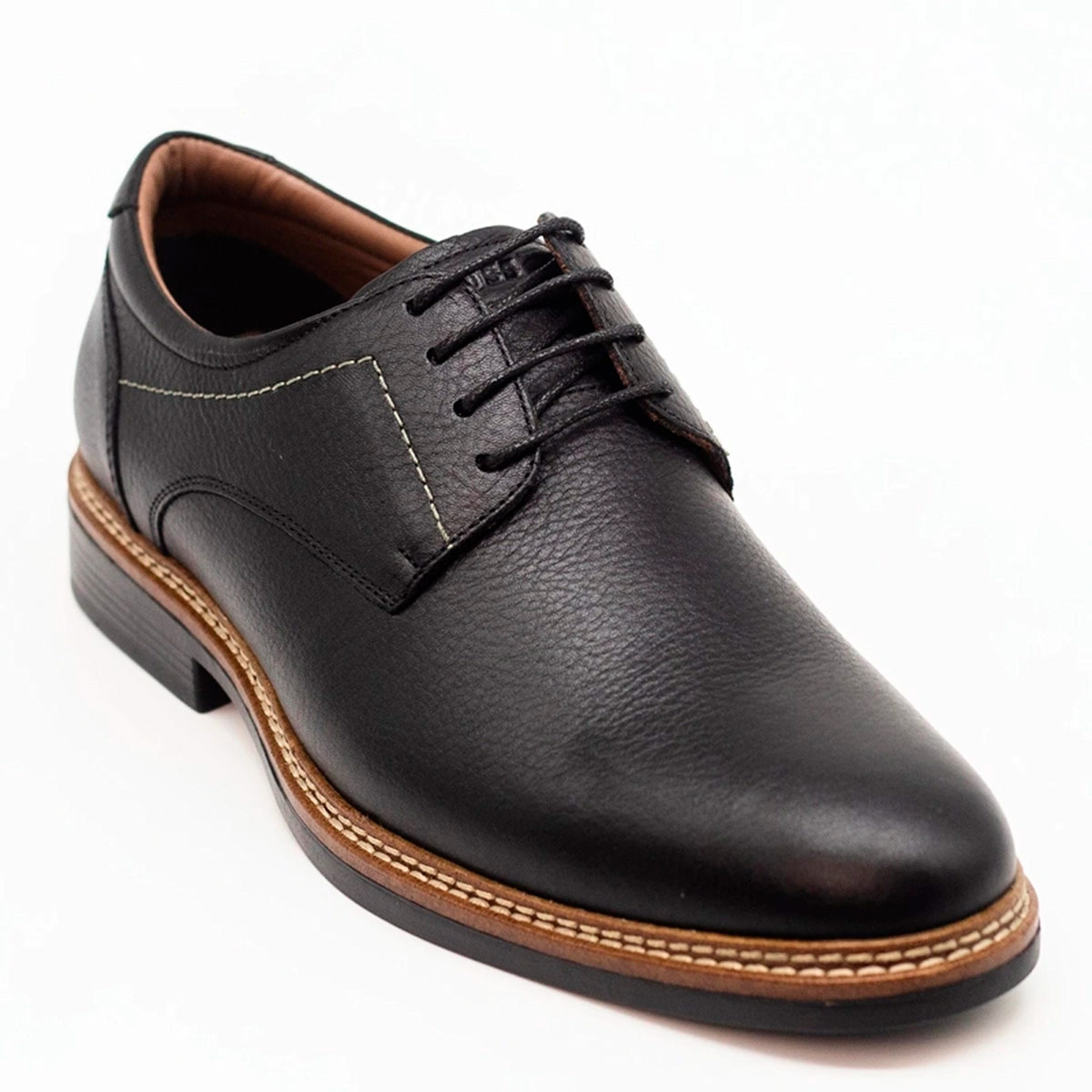 ZAPATOS DE VESTIR HOMBRE DAUSS NEGRO 2702ZA CUERO - 3