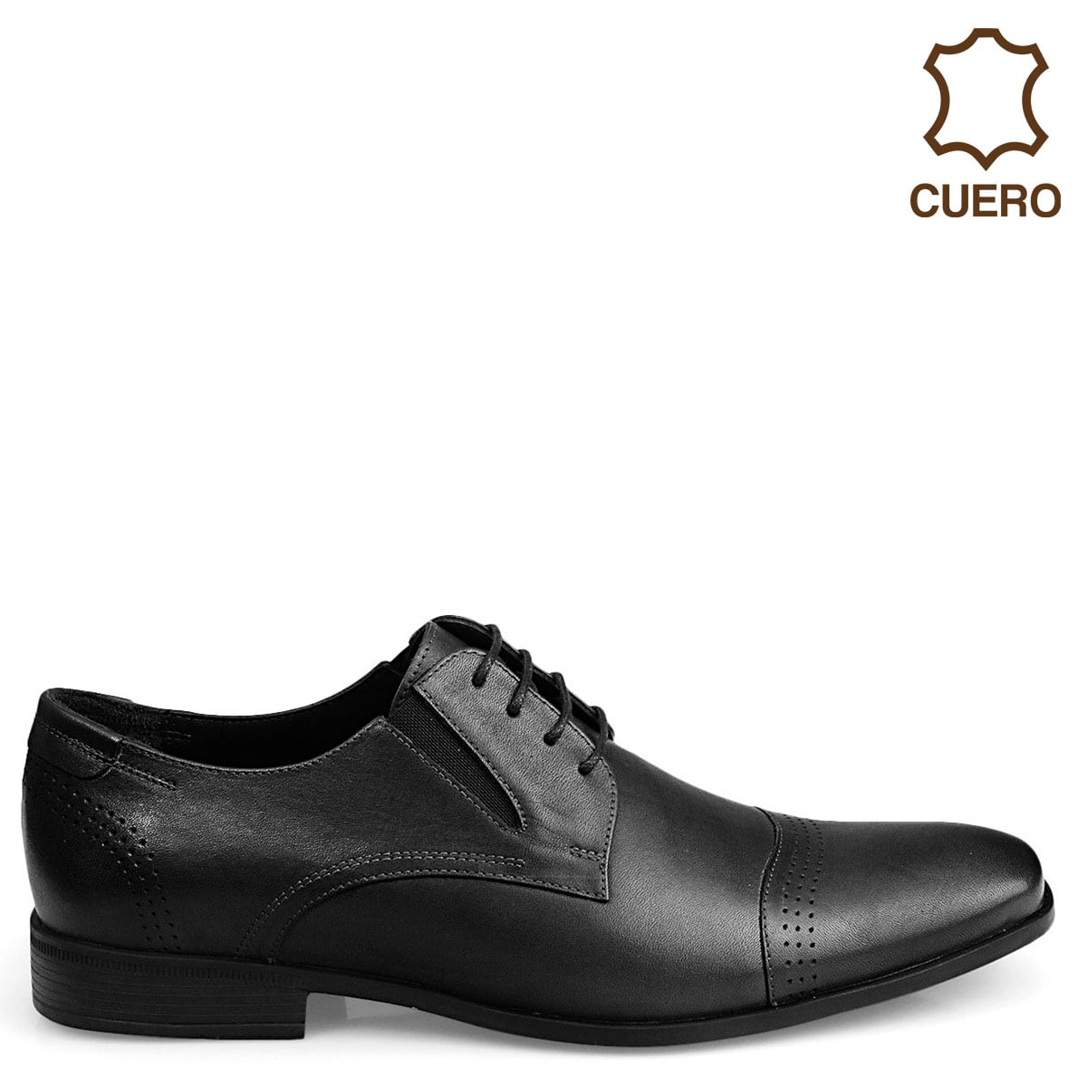 ZAPATOS DE VESTIR CUERO HOMBRE PIERRE CARDIN NEGRO VCV001  - 1