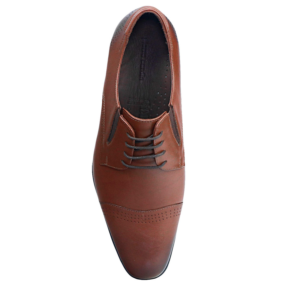 ZAPATOS DE VESTIR CUERO HOMBRE PIERRE CARDIN COGNAC VCV001 - 3