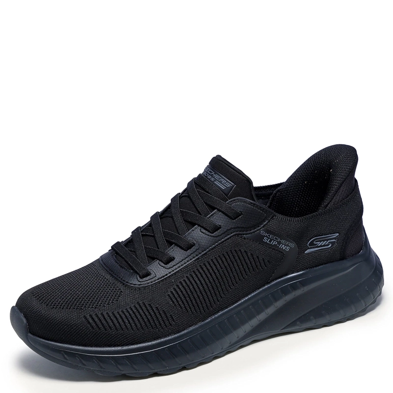 ZAPATILLAS HOMBRE SKECHERS URBANAS NEGRO BOBS SQUAD CHAOS - 4