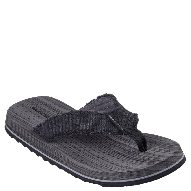 SANDALIAS HOMBRE SKECHERS NEGRO TANTRIC - 2