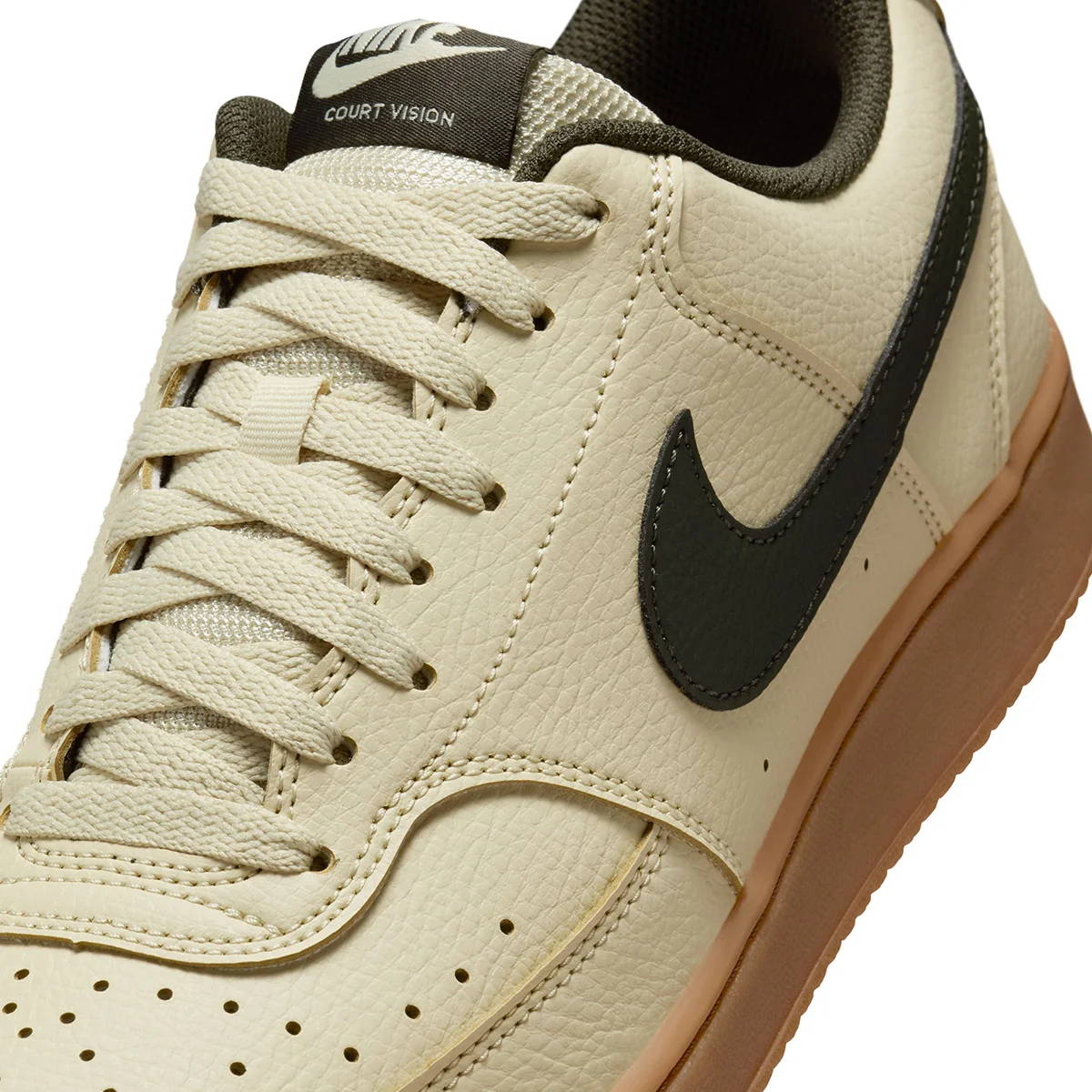 ZAPATILLAS HOMBRE NIKE URBANAS CREMA NIKE COURT VISION LO - 4
