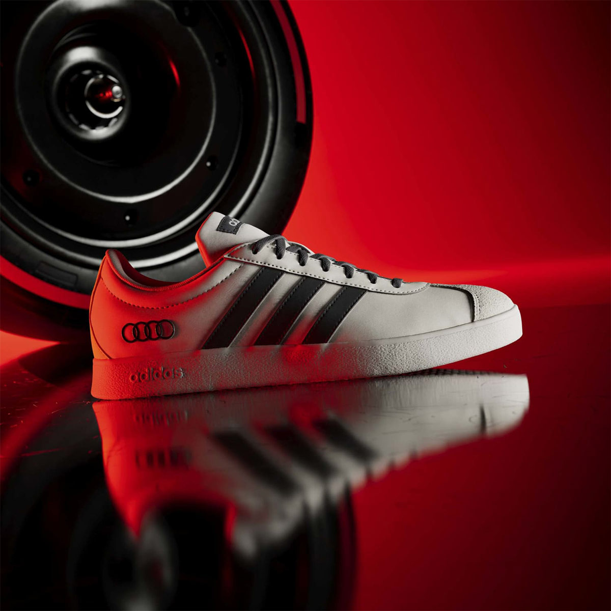 ZAPATILLAS HOMBRE ADIDAS URBANAS VL COURT AUDI REVOLUT F1 TEAM CUERO - 5