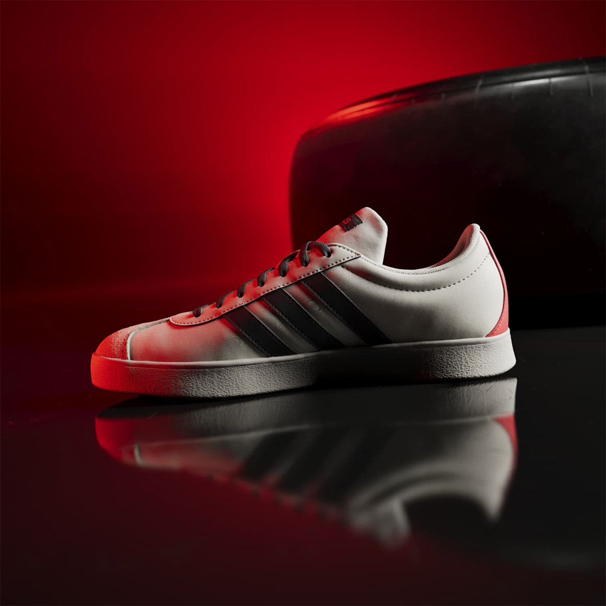 ZAPATILLAS HOMBRE ADIDAS URBANAS VL COURT AUDI REVOLUT F1 TEAM CUERO - 6