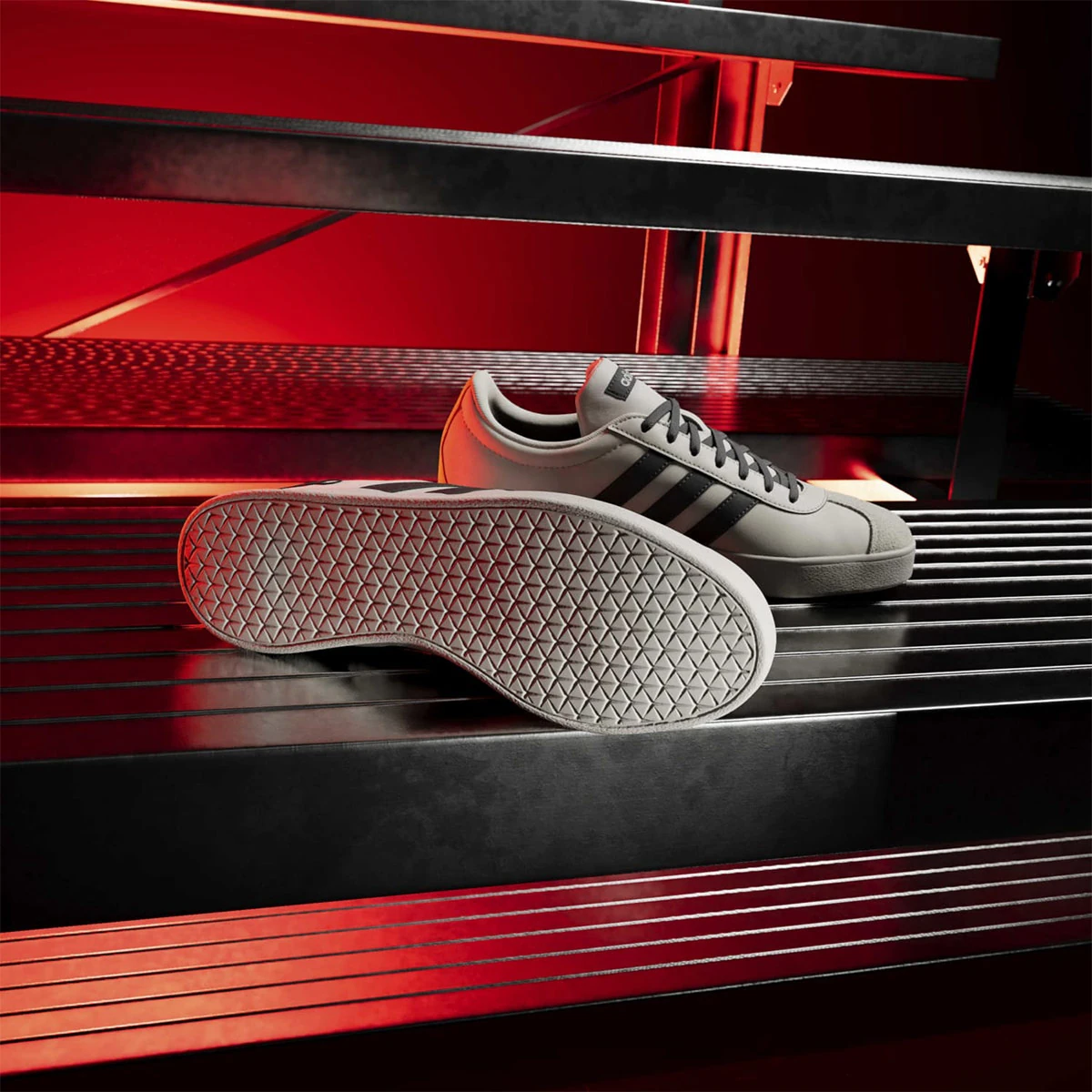 ZAPATILLAS HOMBRE ADIDAS URBANAS VL COURT AUDI REVOLUT F1 TEAM CUERO - 9