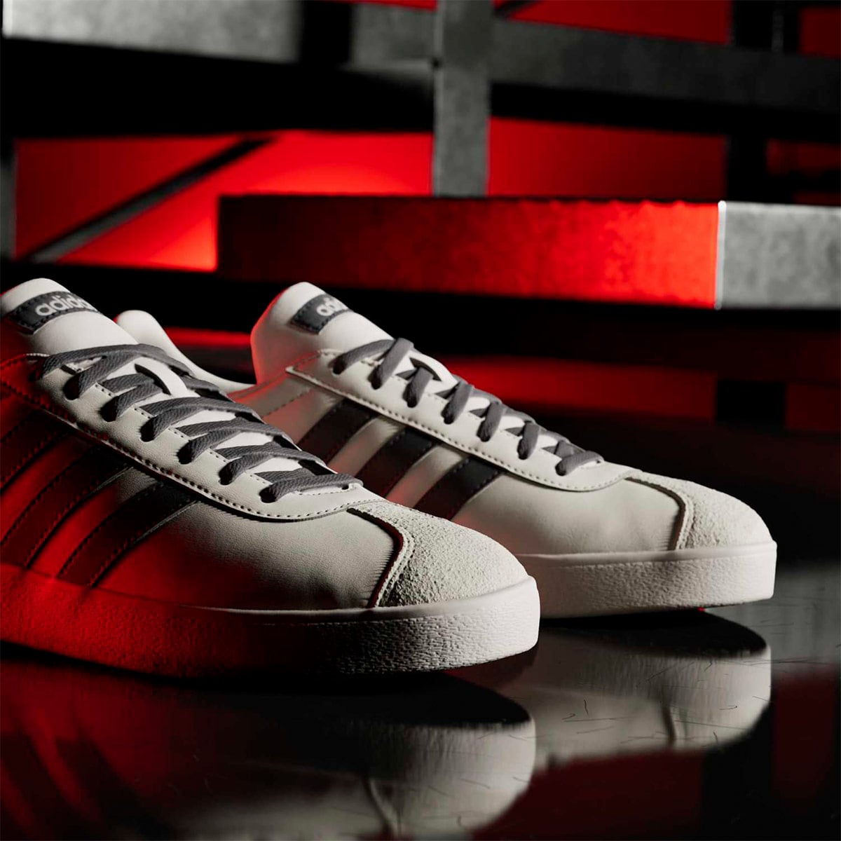 ZAPATILLAS HOMBRE ADIDAS URBANAS VL COURT AUDI REVOLUT F1 TEAM CUERO - 4