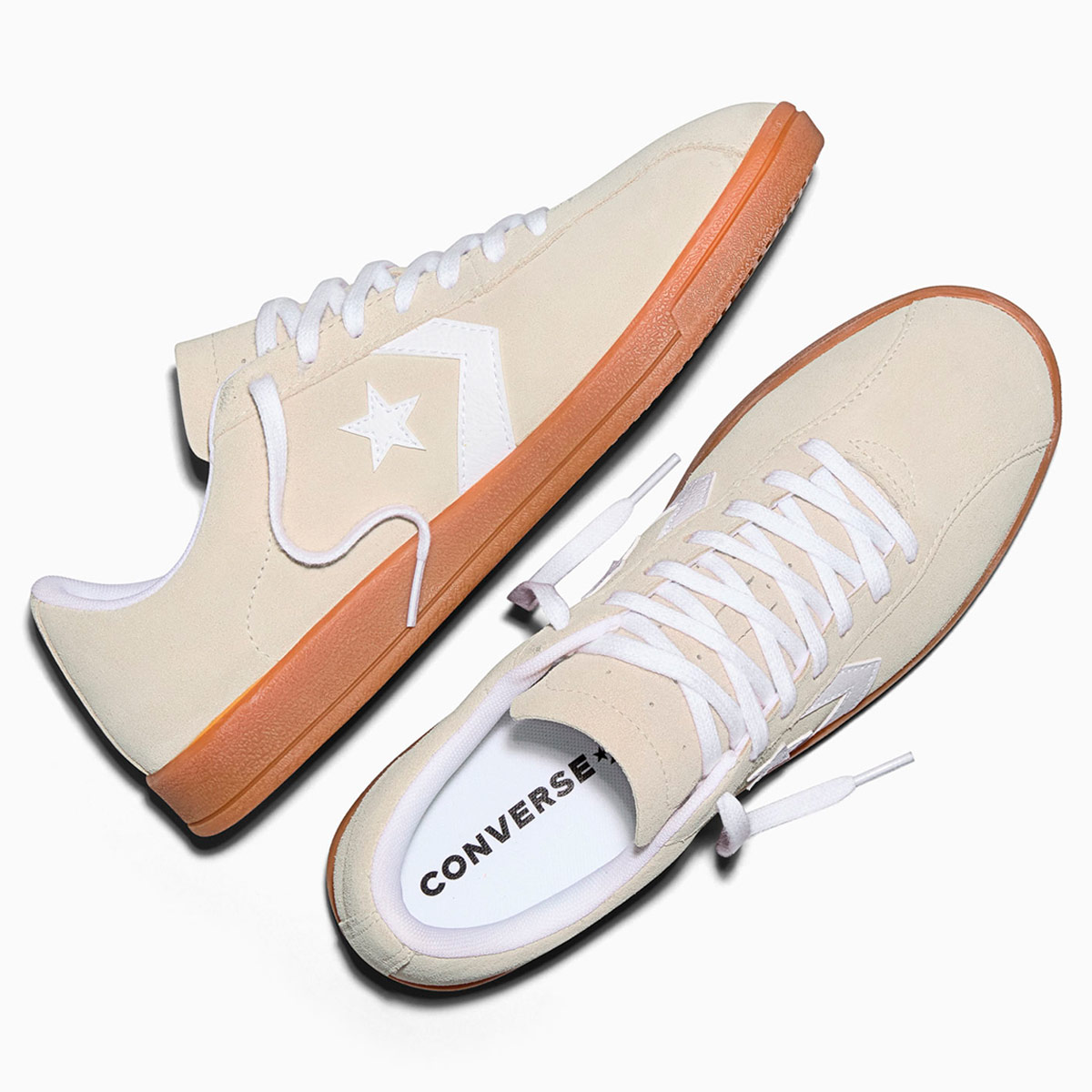 ZAPATILLAS HOMBRE CONVERSE URBANAS CREMA ALL STAR CLASSIC TRAINER SUEDE - 6