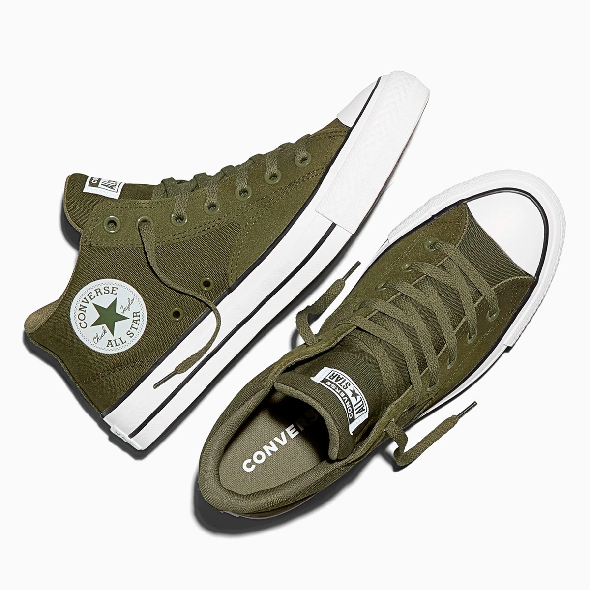ZAPATILLAS HOMBRE CONVERSE URBANAS VERDE CHUCK TAYLOR ALL STAR MALDEN STREET CANVAS & SUEDE - 4