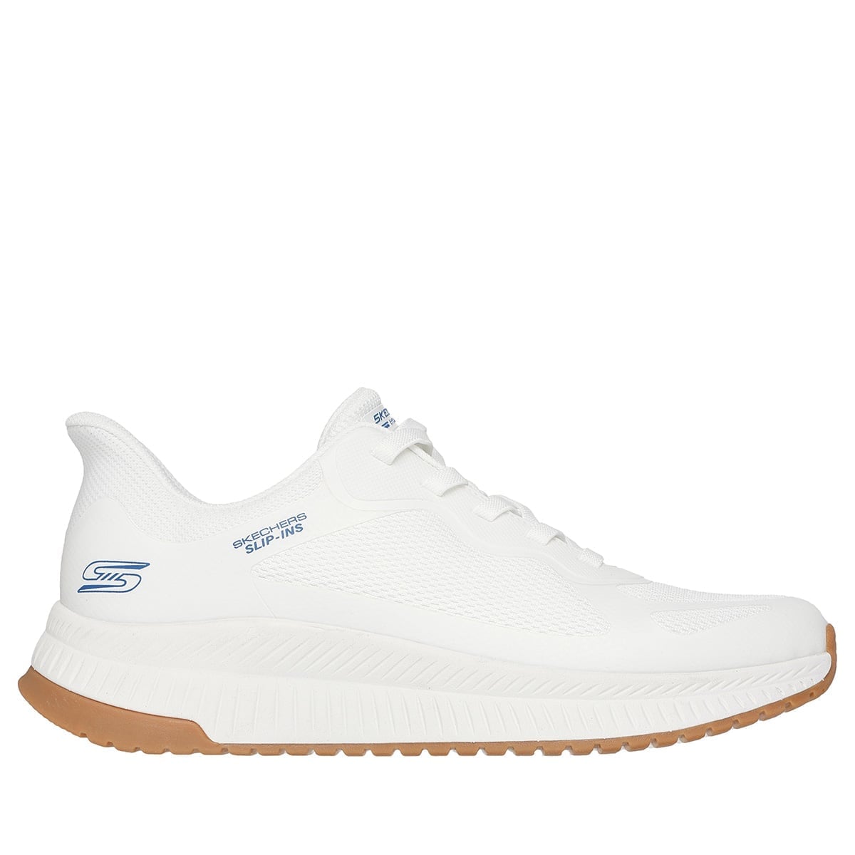 ZAPATILLAS HOMBRE SKECHERS URBANAS BLANCO SLIP INS BOBS SQUAD 4 - 1
