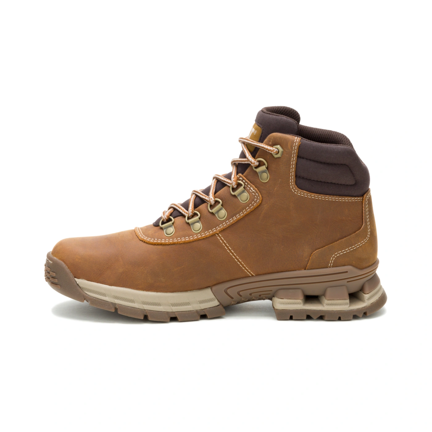 BOTINES HOMBRE CATERPILLAR CUERO CARAMELO JETTISON - 3