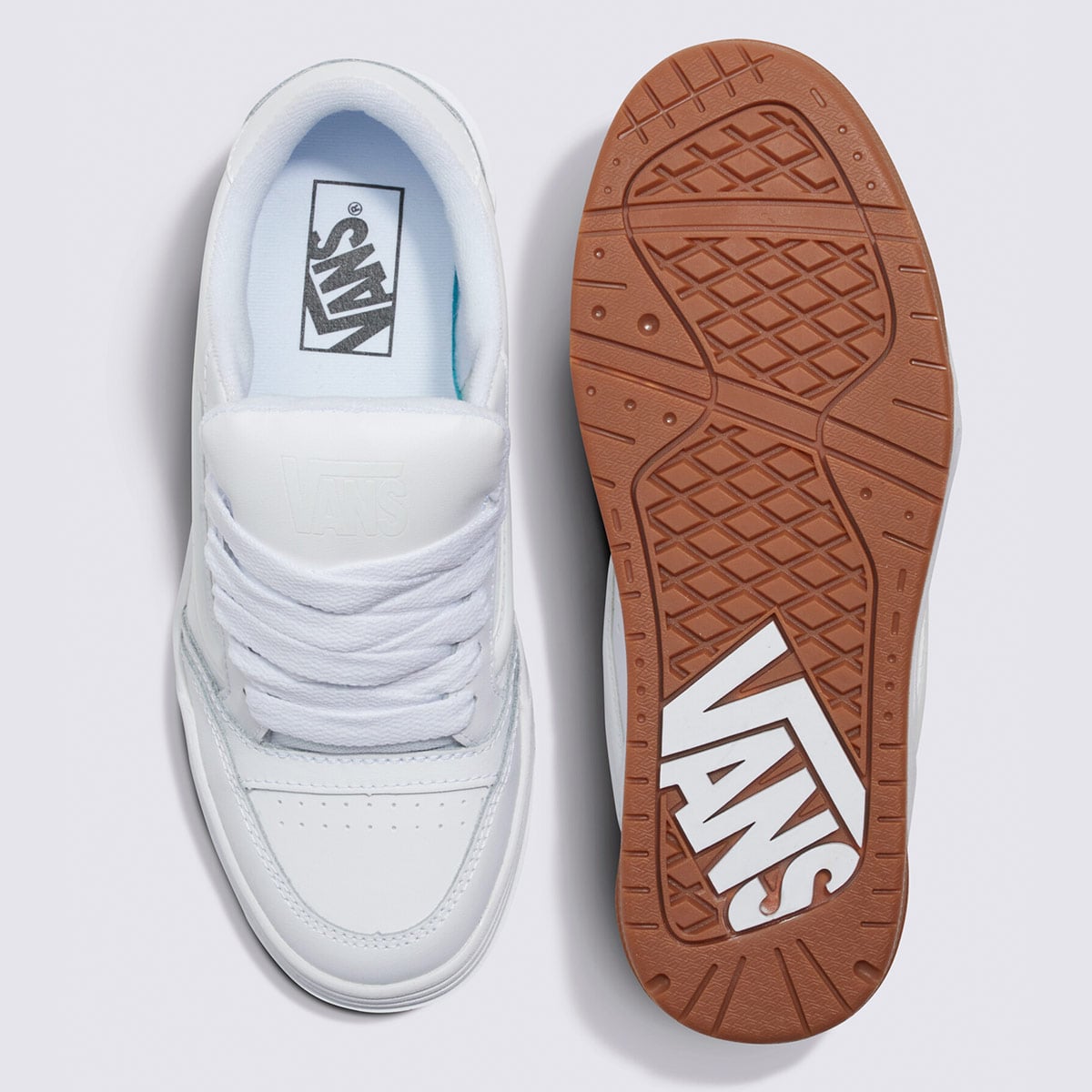 ZAPATILLAS HOMBRE VANS URBANAS BLANCO HYLANE CUERO - 3