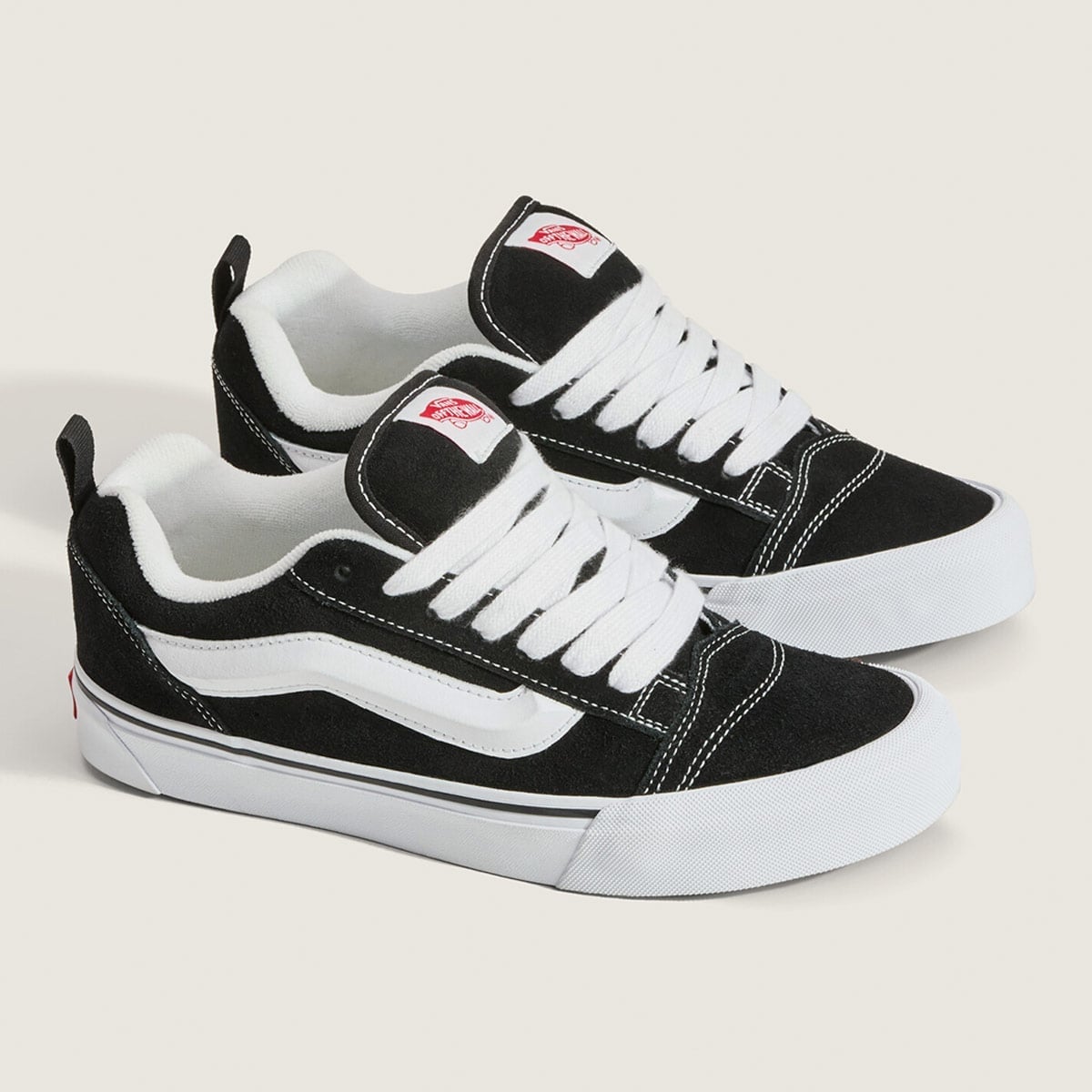ZAPATILLAS HOMBRE VANS URBANAS NEGRO KNU SKOOL CUERO - 1