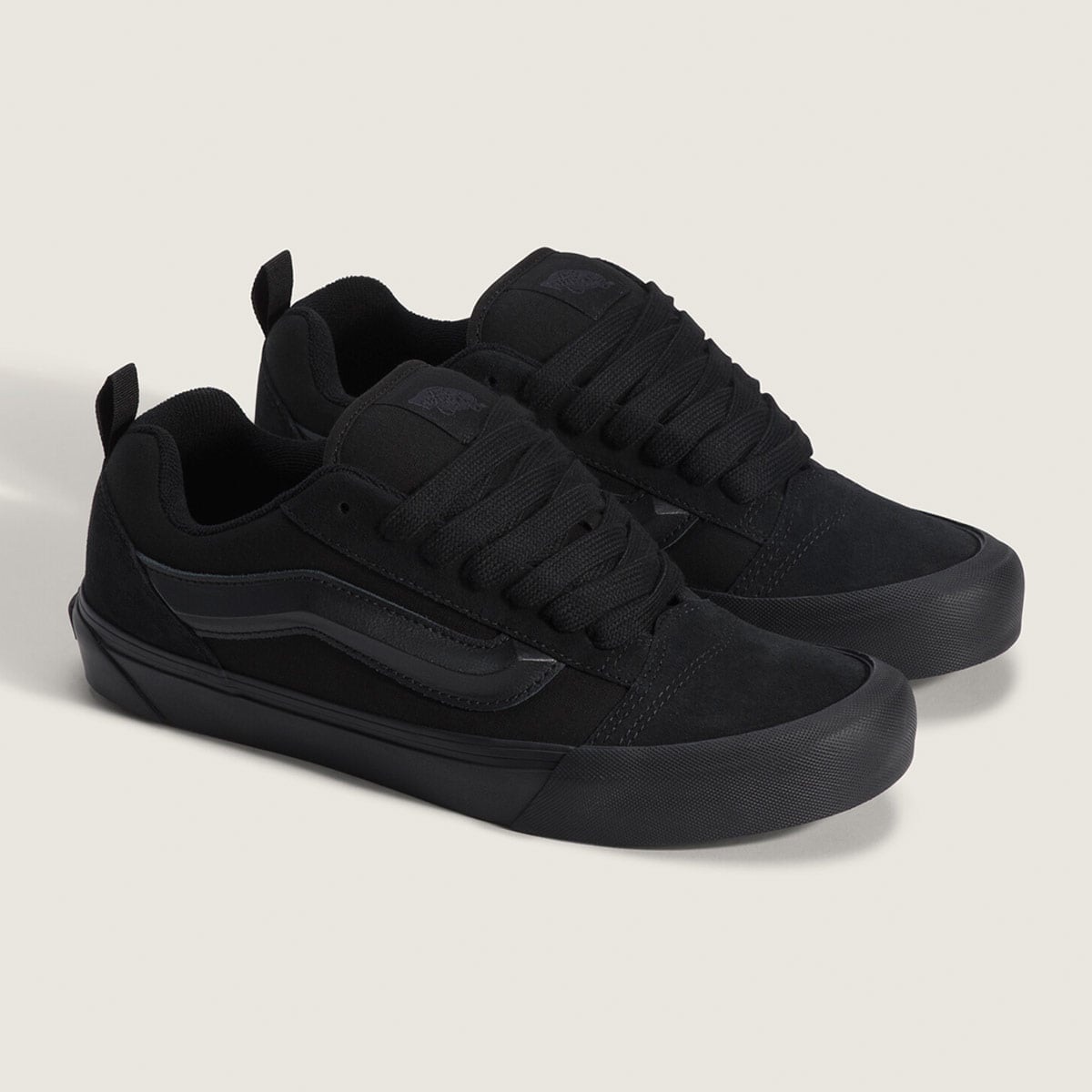 ZAPATILLAS HOMBRE VANS URBANAS NEGRO KNU SKOOL CUERO - 1