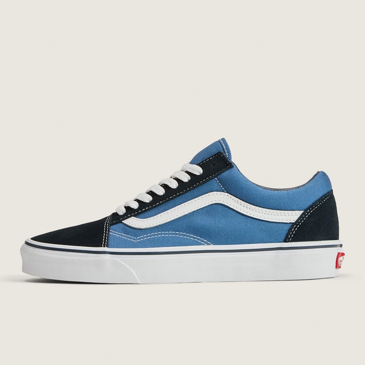 ZAPATILLAS HOMBRE VANS URBANAS AZUL MARINO OLD CUERO - 2