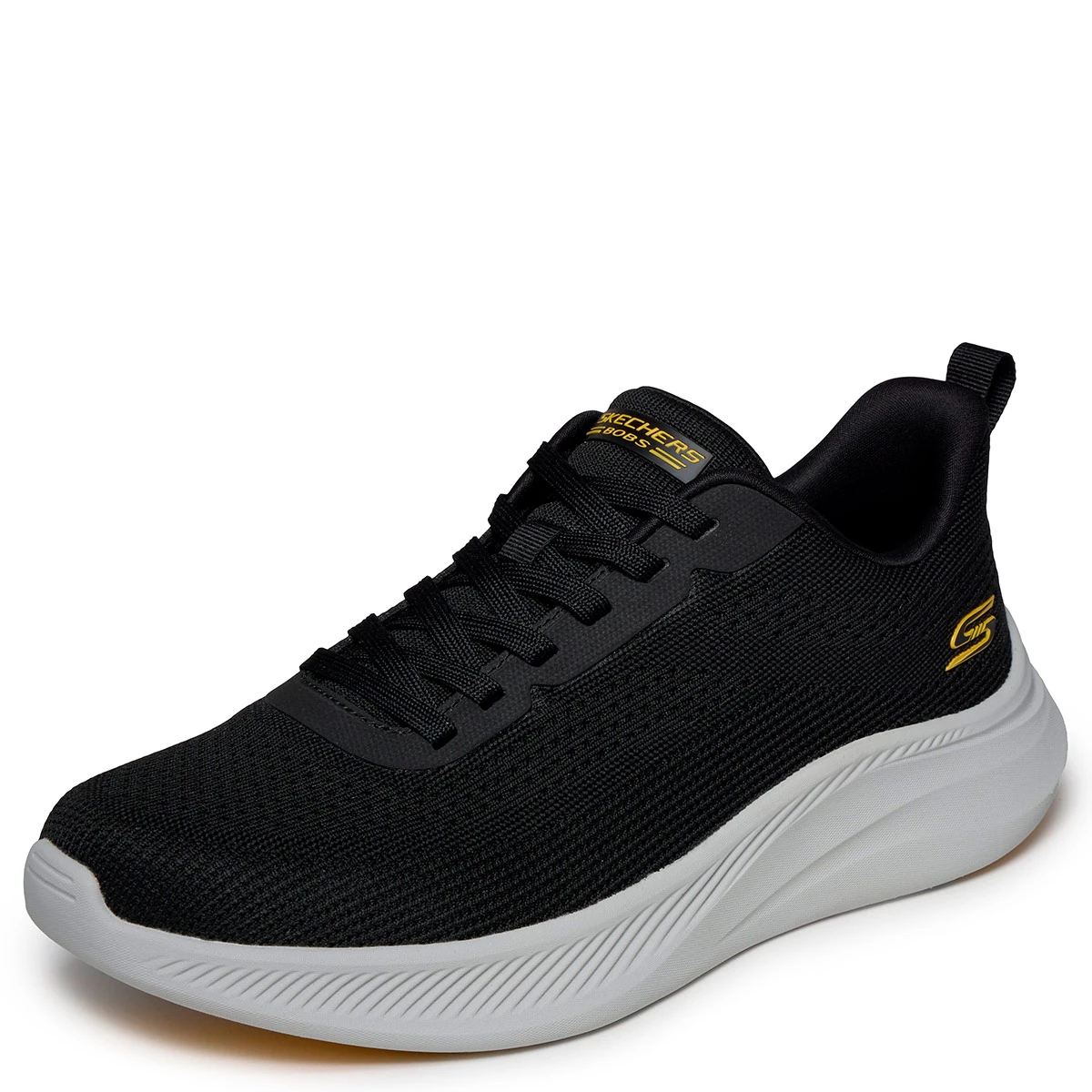 ZAPATILLAS HOMBRE SKECHERS URBANAS NEGRO BOBS MODA FLEX - 3