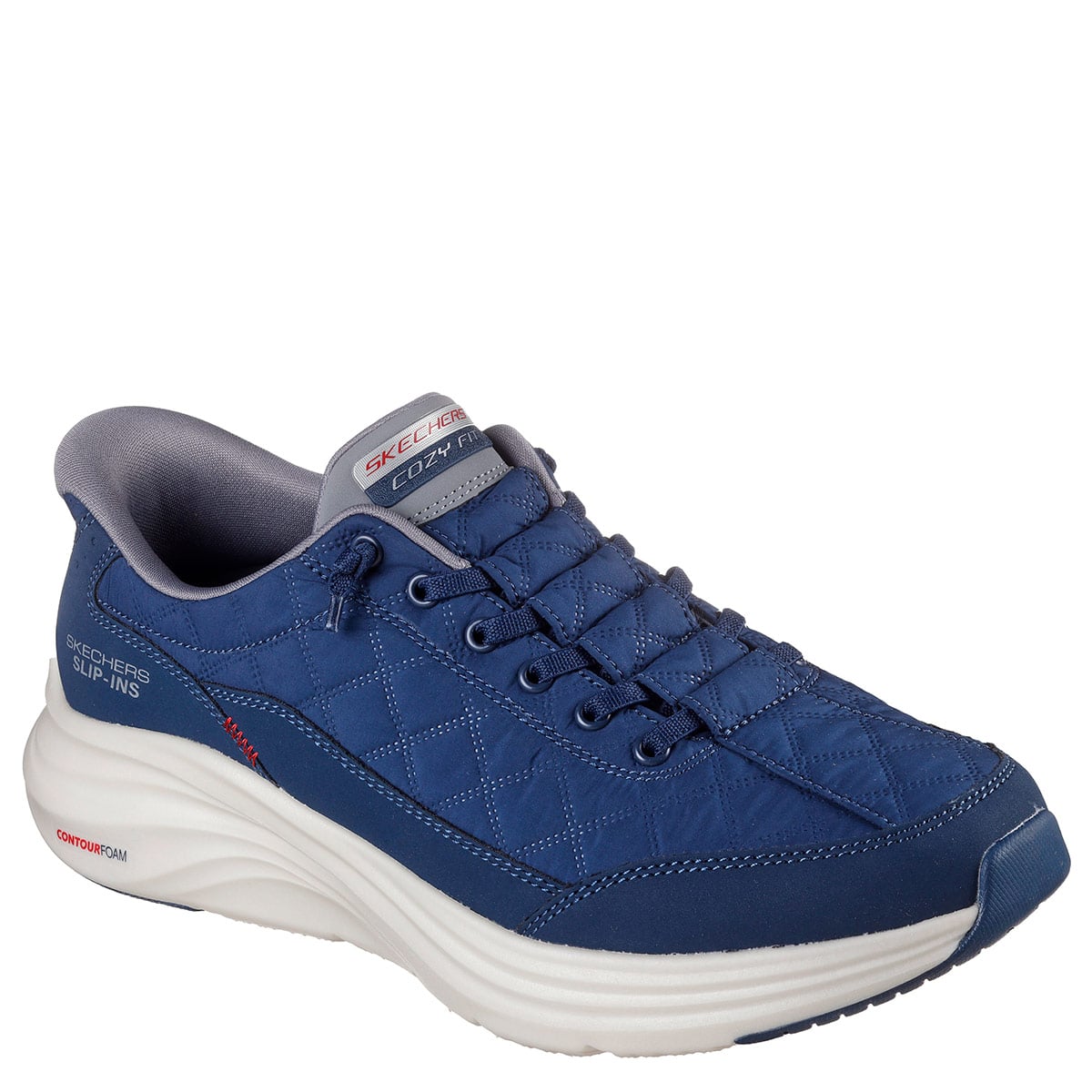 ZAPATILLAS HOMBRE SKECHERS URBANAS AZUL CONTOUR FOAM - 2