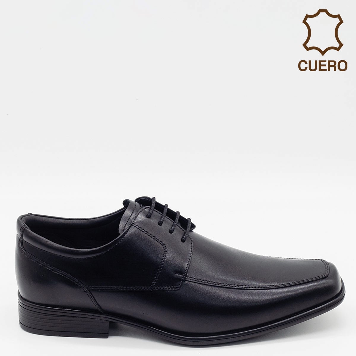ZAPATOS DE VESTIR HOMBRE DAUSS NEGRO CUERO - 1