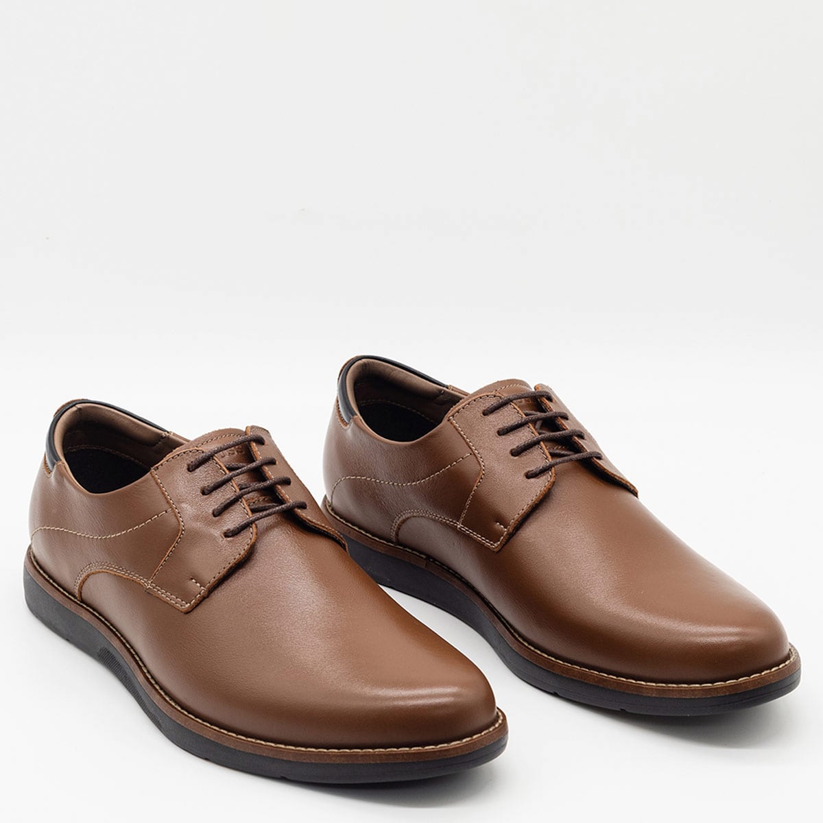 ZAPATOS DE VESTIR HOMBRE DAUSS MARRÓN CUERO - 2