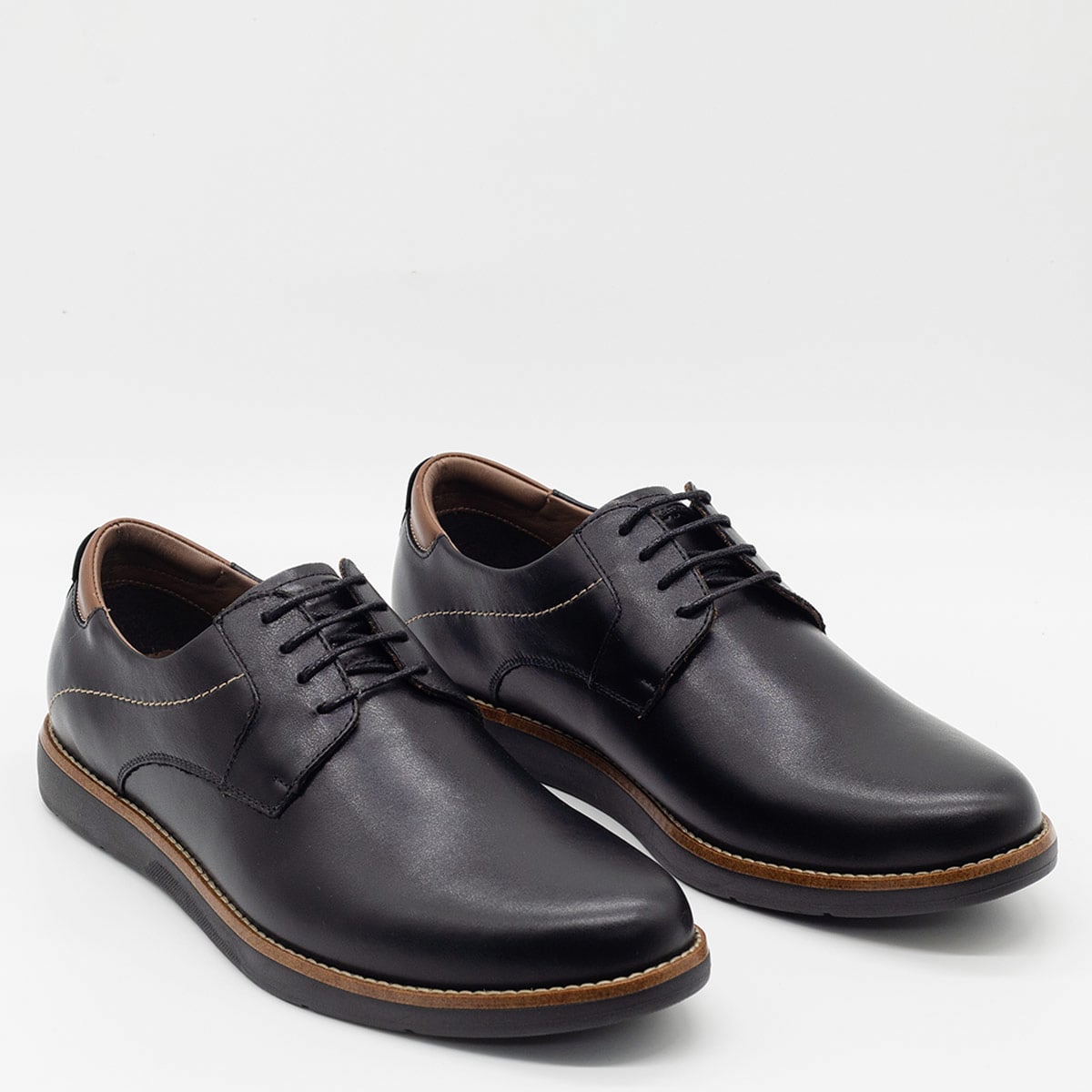 ZAPATOS DE VESTIR HOMBRE DAUSS NEGRO CUERO - 2