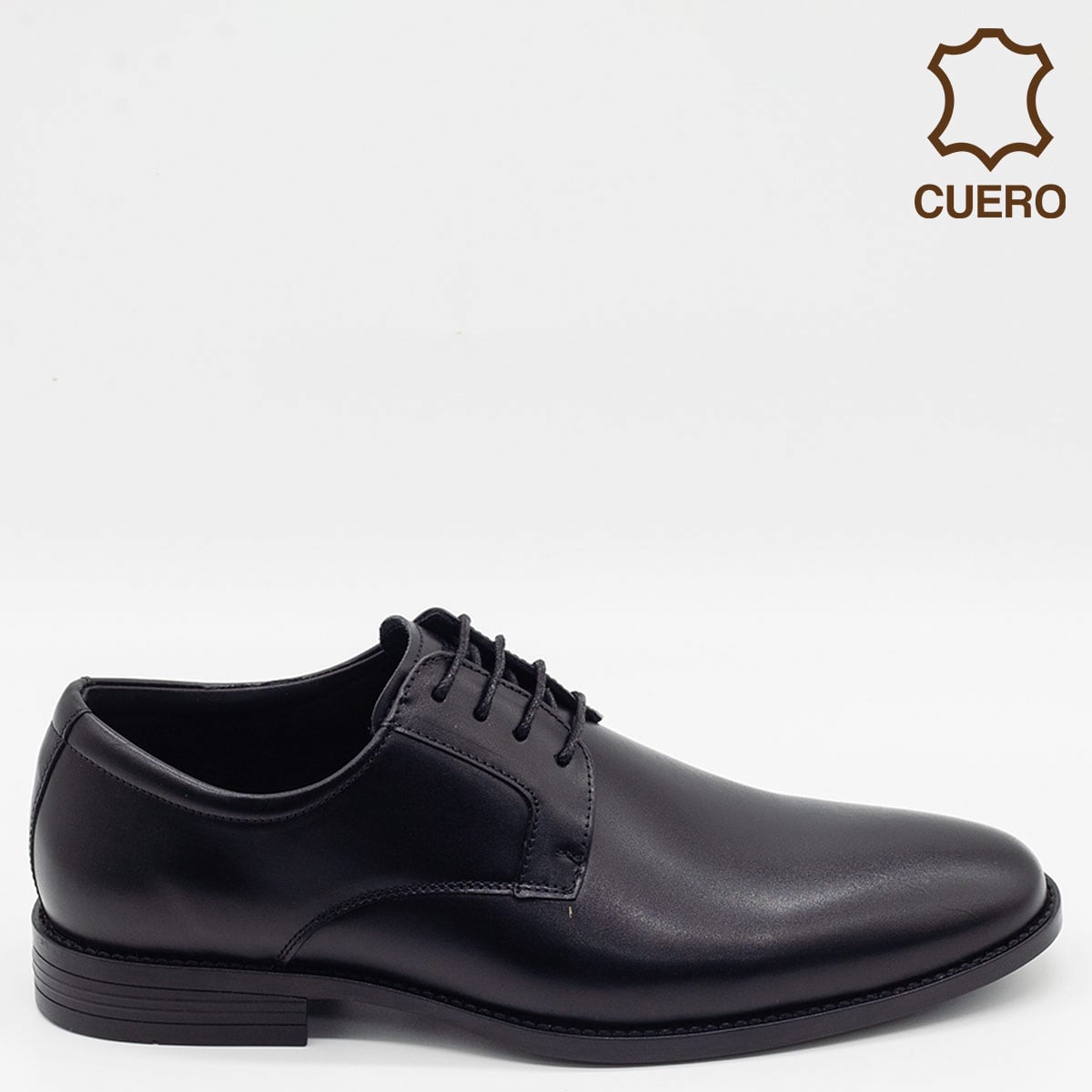 ZAPATOS DE VESTIR HOMBRE DAUSS NEGRO CUERO - 1