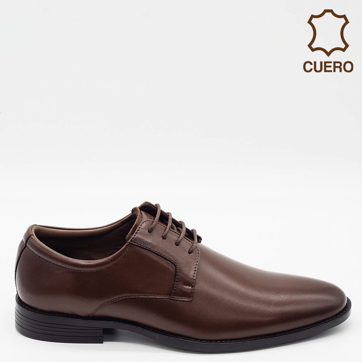ZAPATOS DE VESTIR HOMBRE DAUSS MARRÓN CUERO - 1