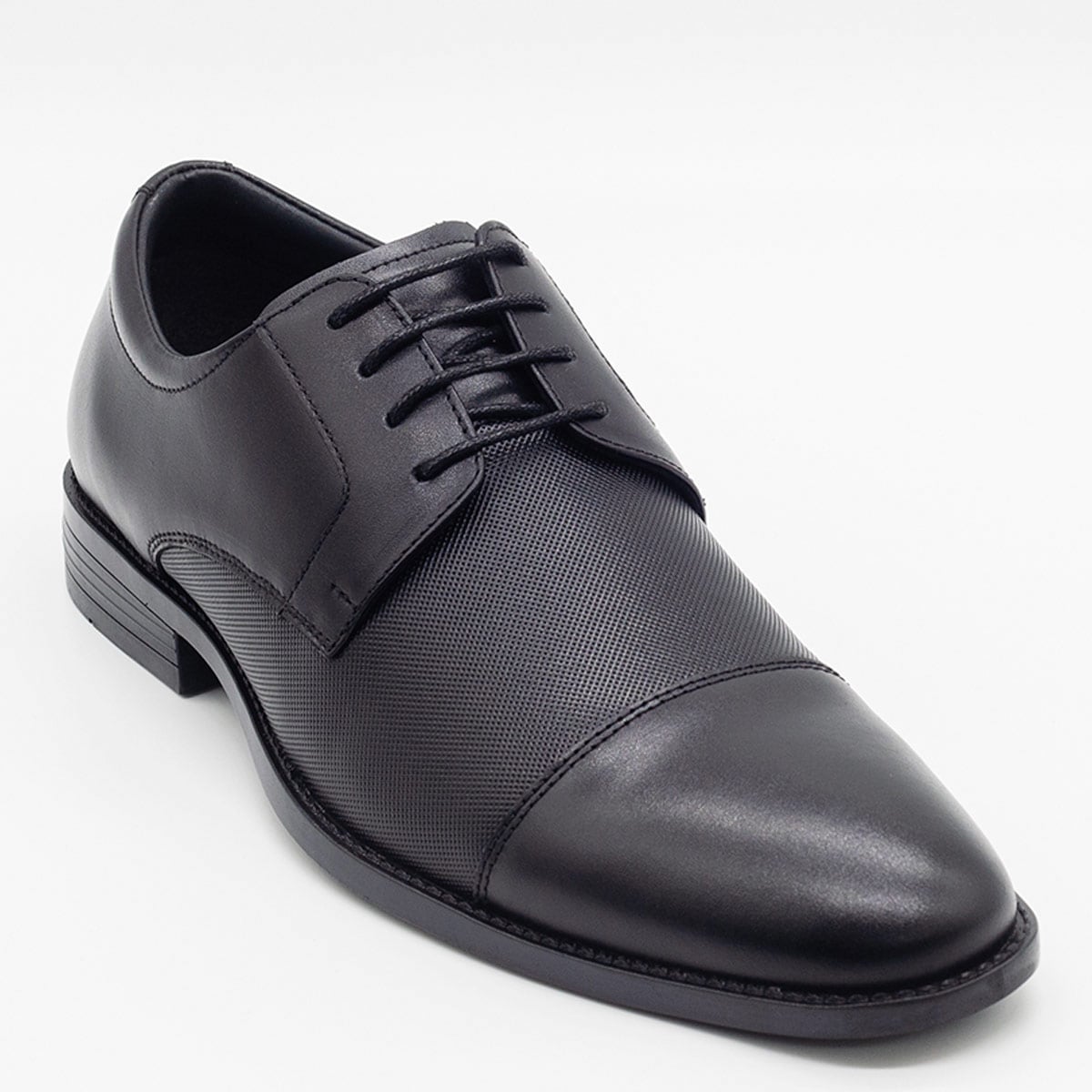 ZAPATOS DE VESTIR HOMBRE DAUSS NEGRO CUERO - 3