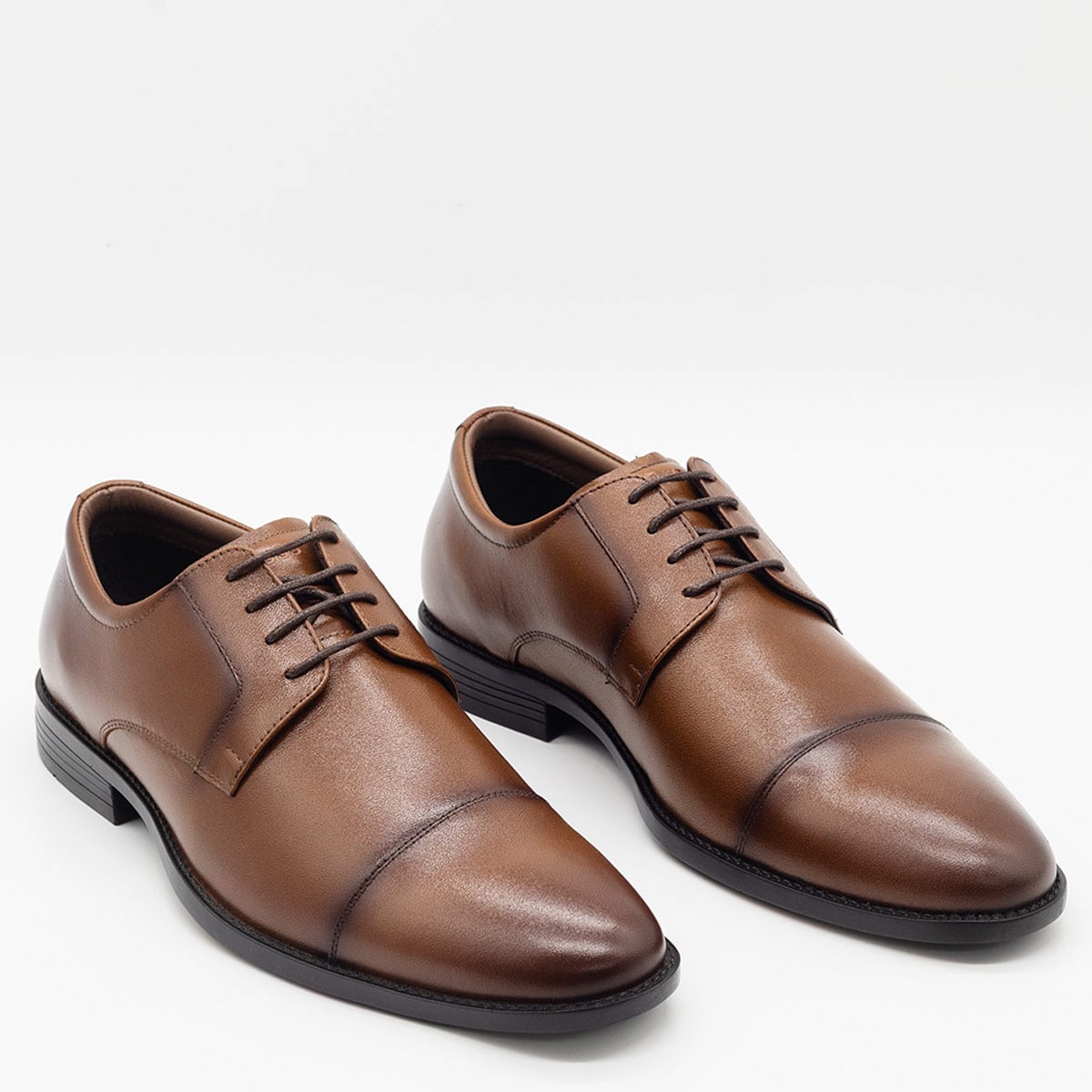 ZAPATOS DE VESTIR HOMBRE DAUSS MARRÓN CUERO - 2