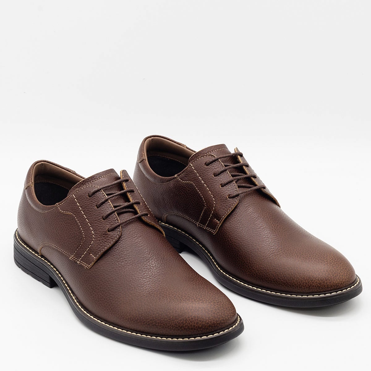ZAPATOS DE VESTIR HOMBRE DAUSS MARRÓN CUERO - 2