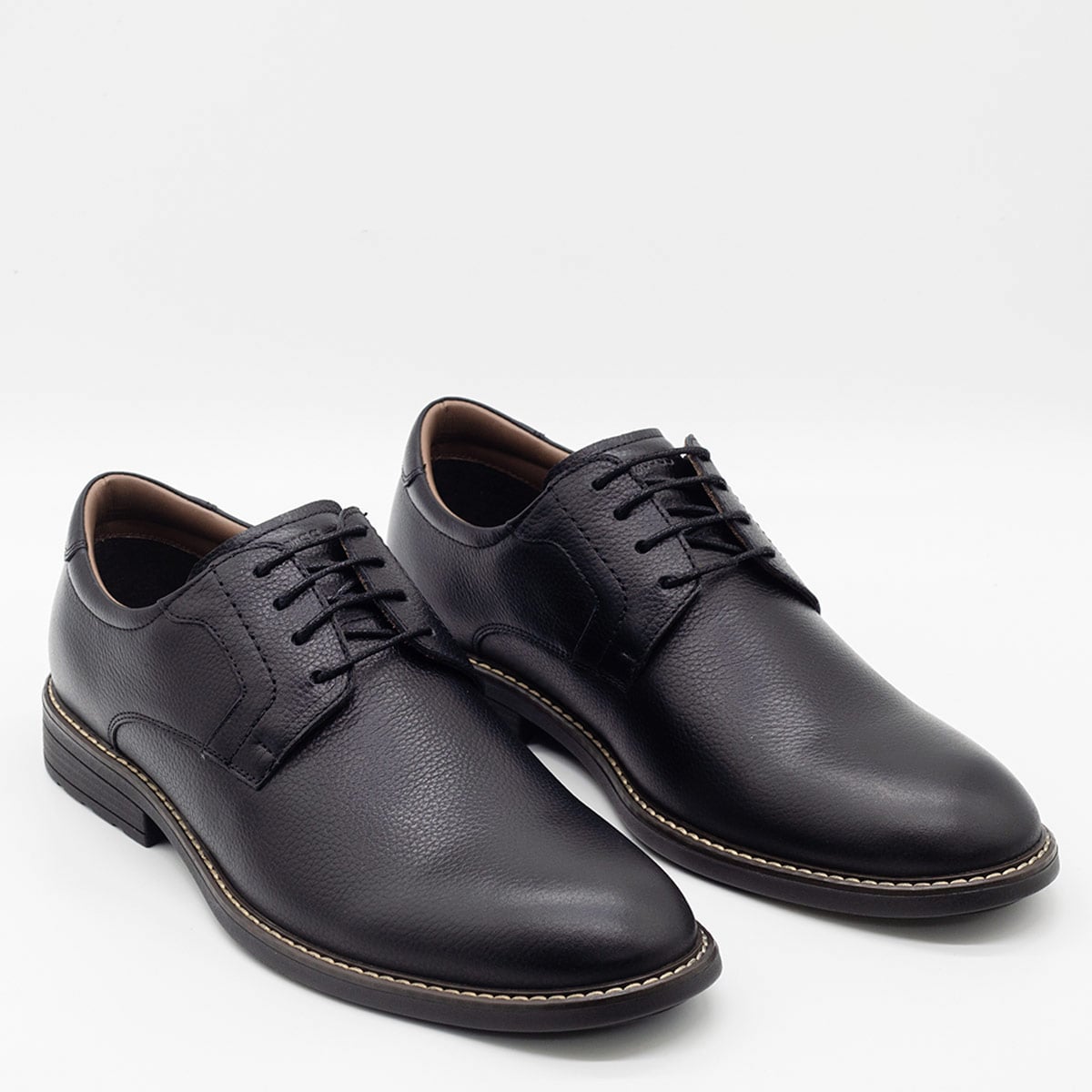 ZAPATOS DE VESTIR HOMBRE DAUSS NEGRO 4601A CUERO - 2