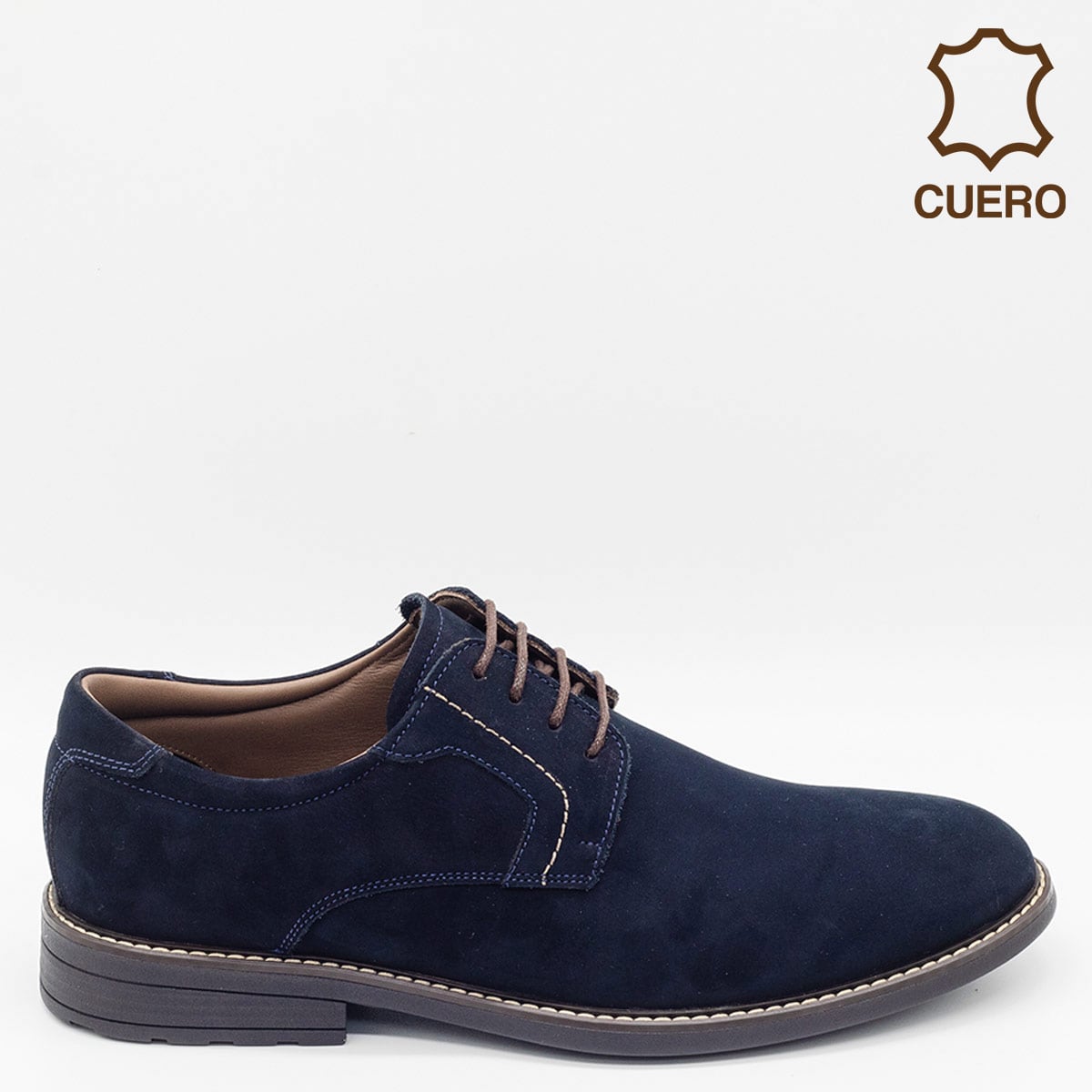 ZAPATOS DE VESTIR HOMBRE DAUSS AZUL CUERO - 1