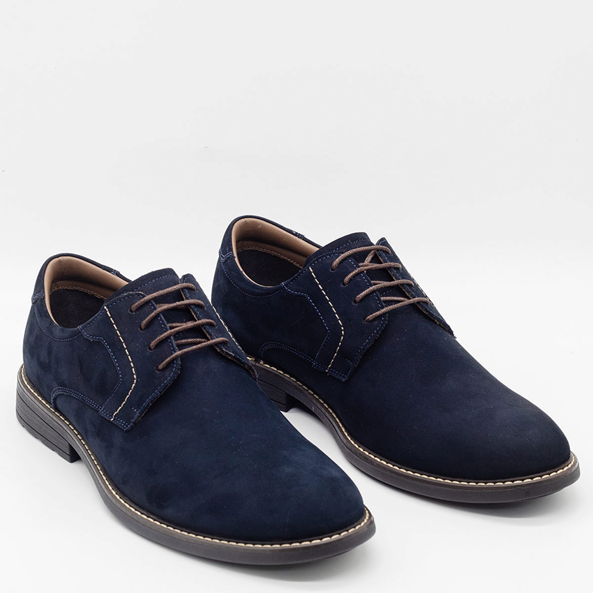 ZAPATOS DE VESTIR HOMBRE DAUSS AZUL CUERO - 2