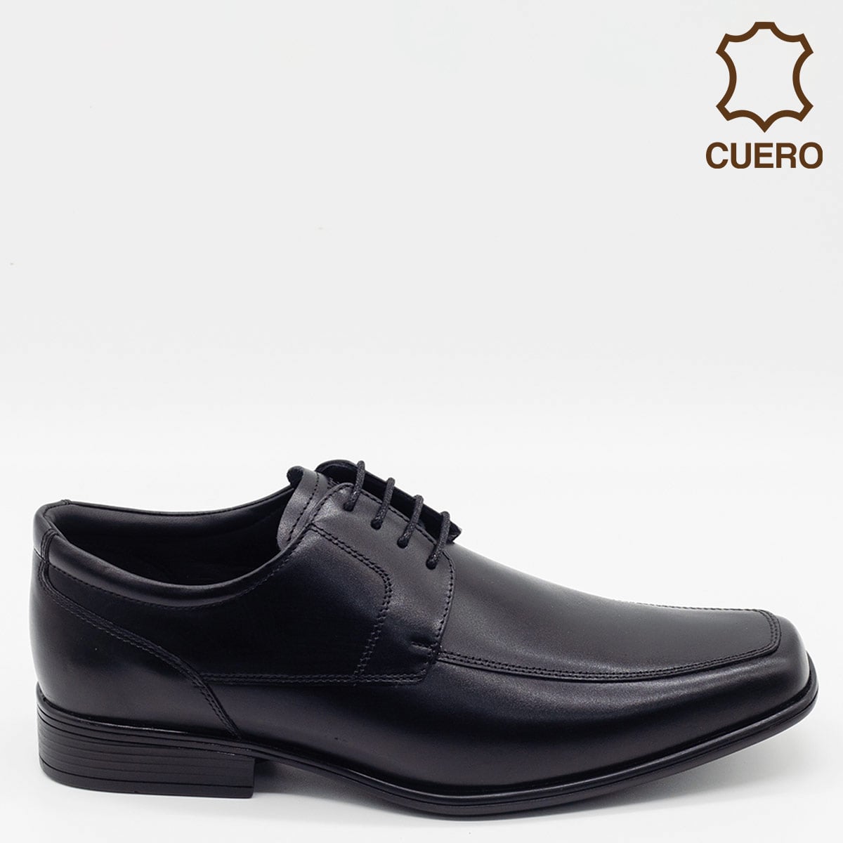 ZAPATOS DE VESTIR HOMBRE DAUSS NEGRO 9001Z CUERO - 1