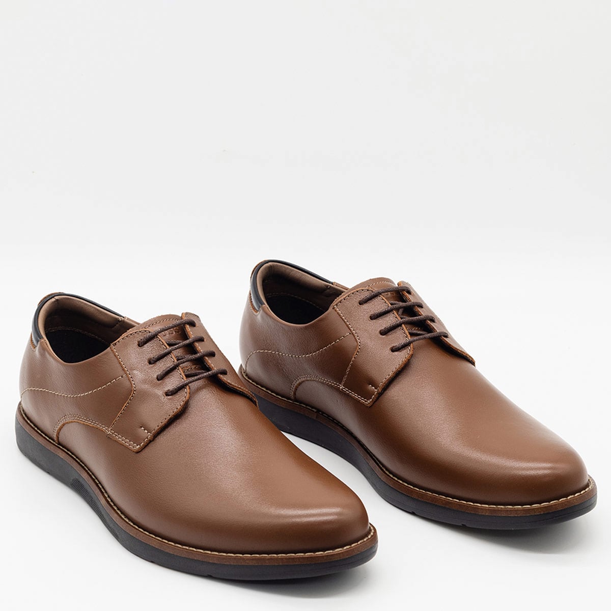 ZAPATOS DE VESTIR HOMBRE DAUSS MARRÓN 3705ZA CUERO - 2