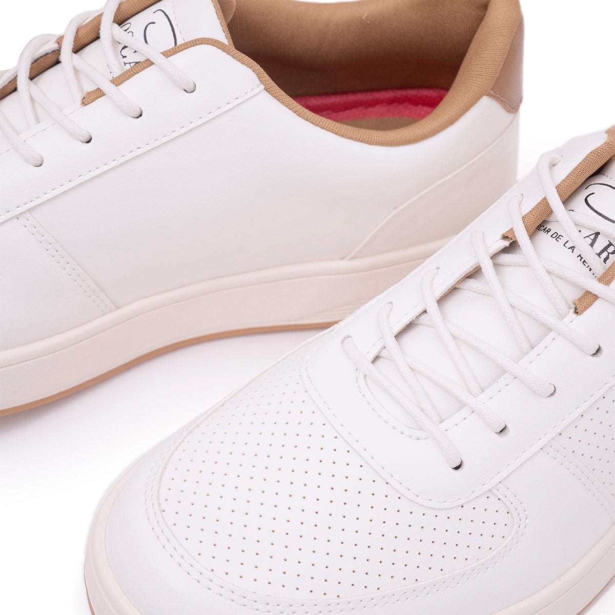 ZAPATILLAS HOMBRE OSCAR DE LA RENTA CASUALES BLANCO ODLR-A40-952 - 4