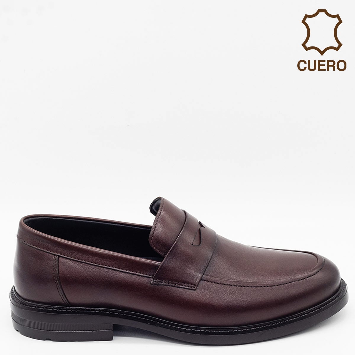 ZAPATOS DE VESTIR HOMBRE DAUSS MARRÓN CUERO - 1